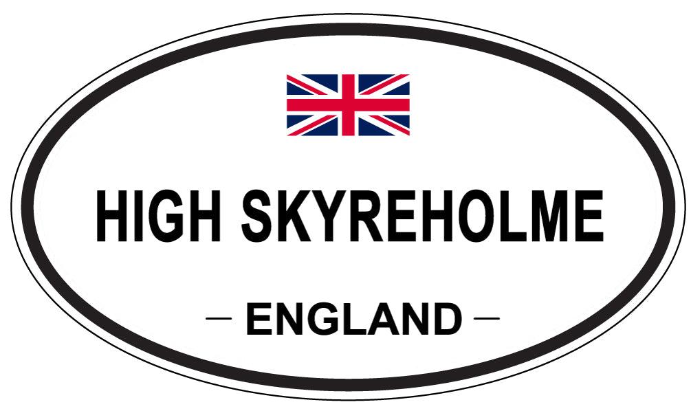 HIGH SKYREHOLME, England - Oval Magnet