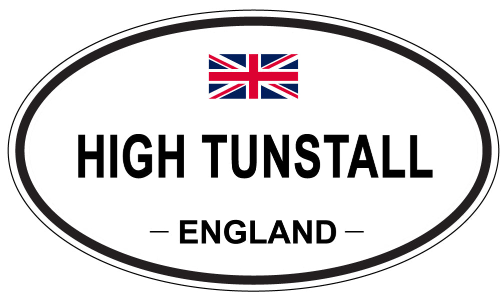 HIGH TUNSTALL, England - Oval Magnet
