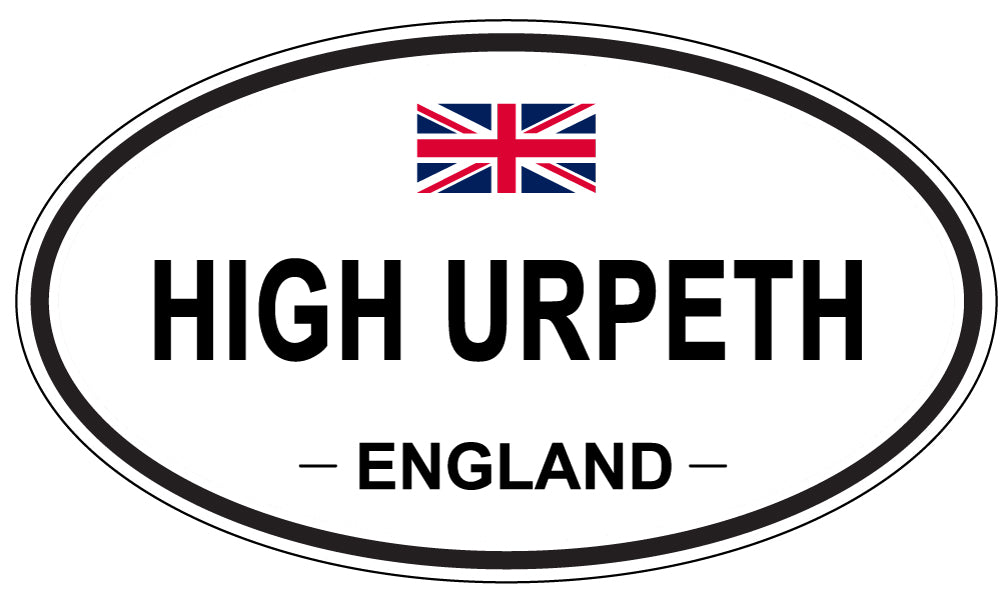 HIGH URPETH, England - Oval Magnet