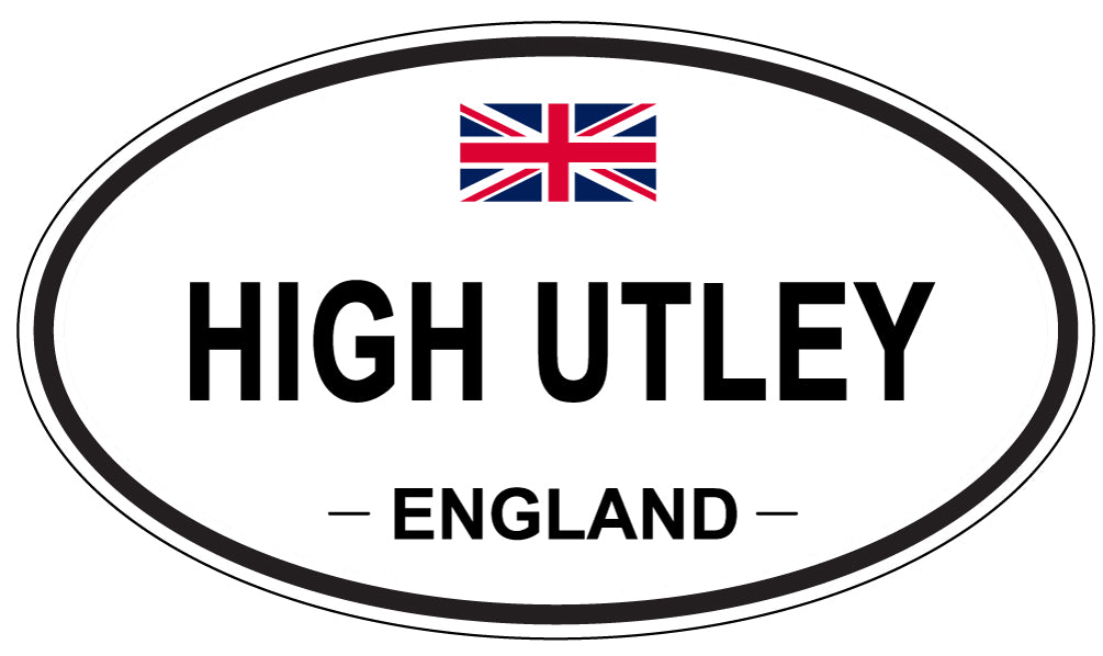 HIGH UTLEY, England - Oval Magnet