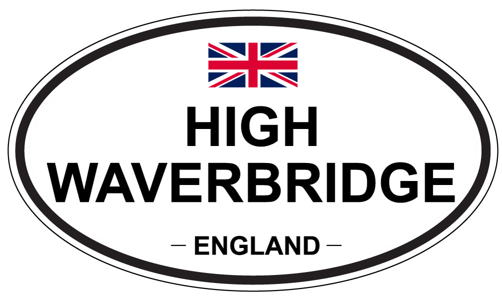 HIGH WAVERBRIDGE, England - Oval Magnet