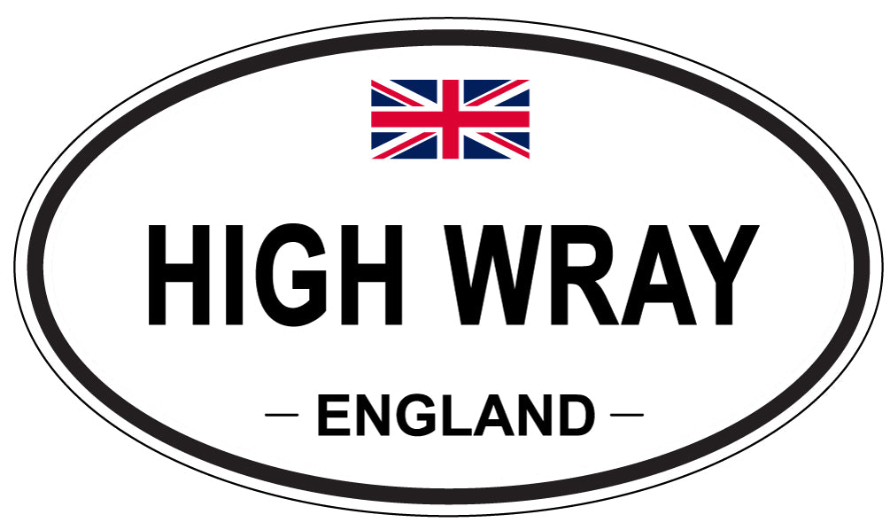HIGH WRAY, England - Oval Magnet