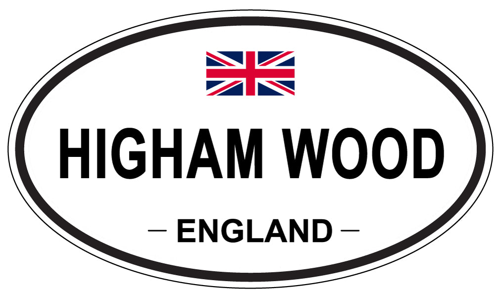 HIGHAM WOOD, England - Oval Magnet