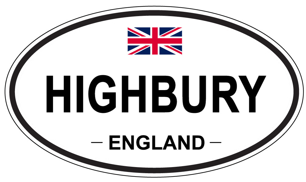 HIGHBURY, England - Oval Magnet