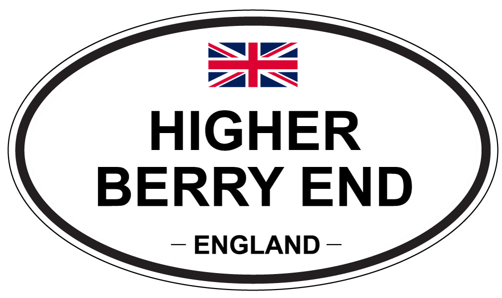 HIGHER BERRY END, England - Oval Magnet