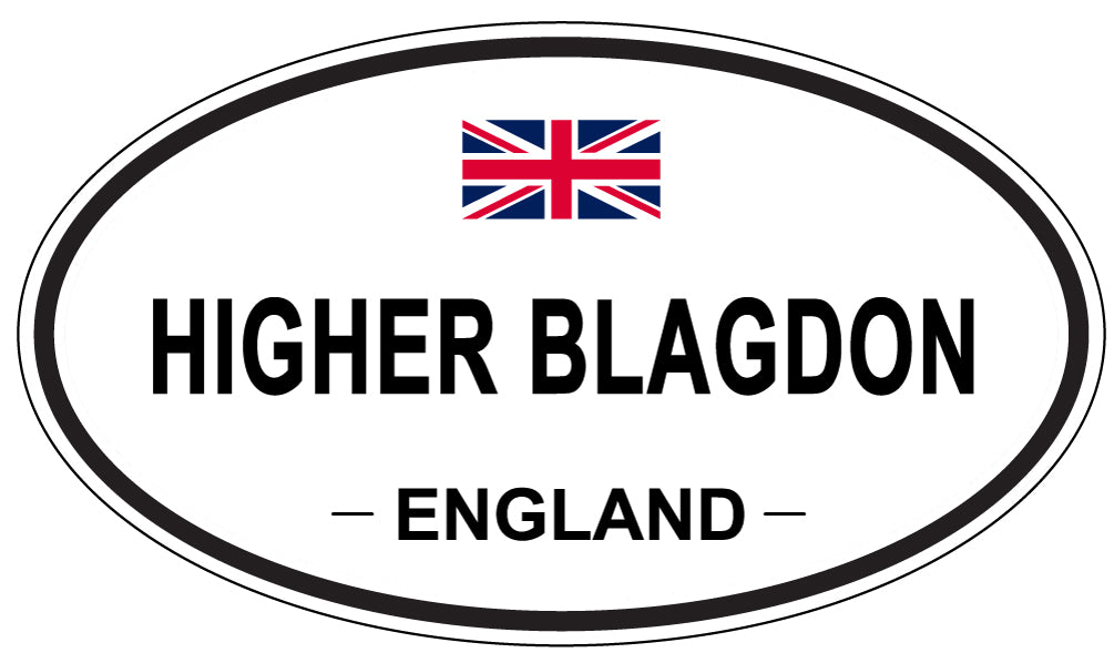 HIGHER BLAGDON, England - Oval Magnet