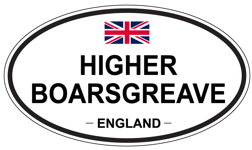 HIGHER BOARSGREAVE, England - Oval Magnet