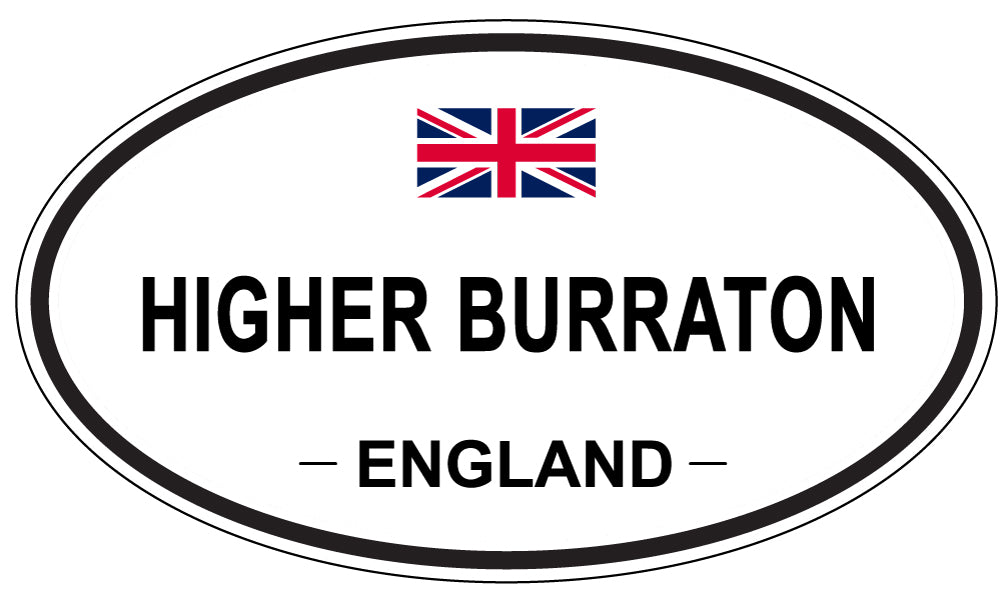 HIGHER BURRATON, England - Oval Magnet