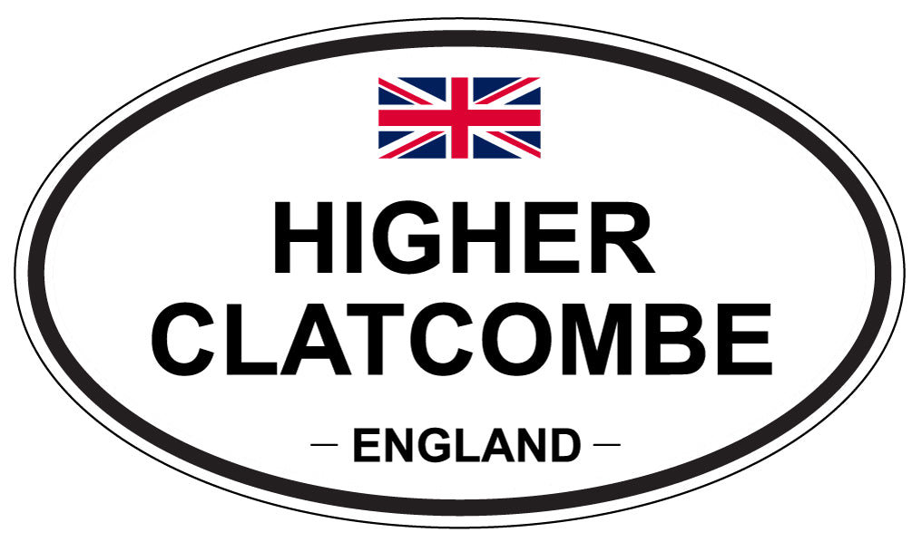 HIGHER CLATCOMBE, ENGLAND - Oval Sticker