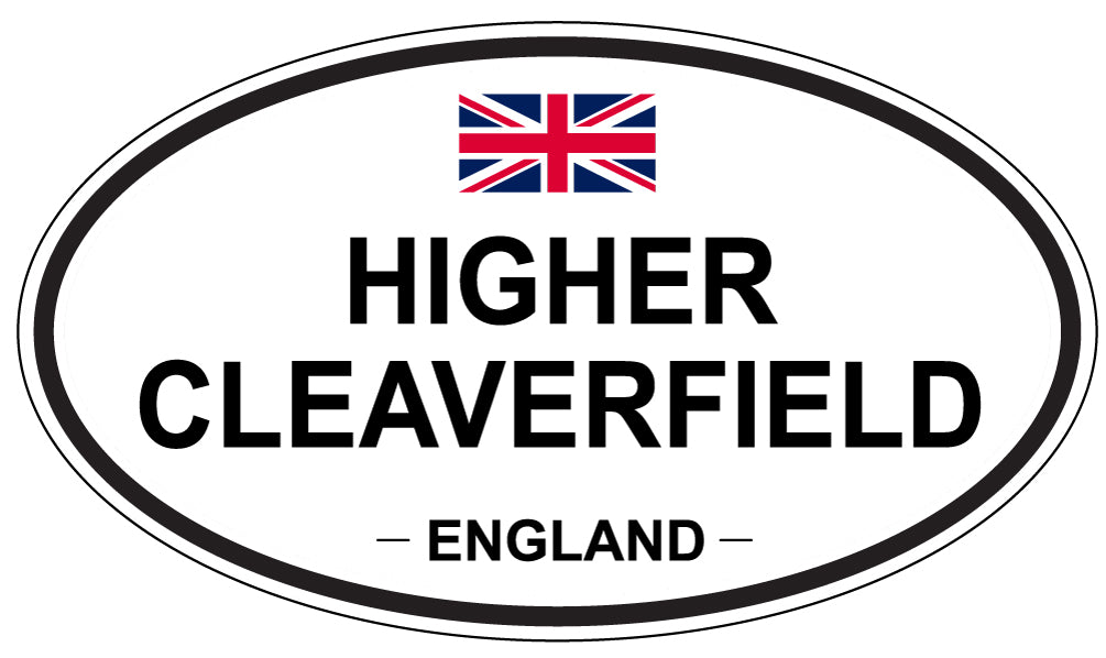 HIGHER CLEAVERFIELD, England - Oval Magnet
