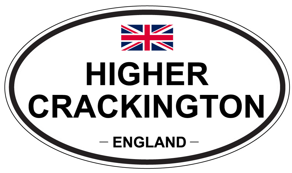 HIGHER CRACKINGTON, England - Oval Magnet