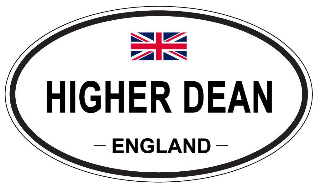 HIGHER DEAN, England - Oval Magnet