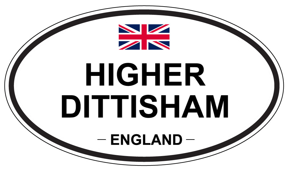 HIGHER DITTISHAM, England - Oval Magnet