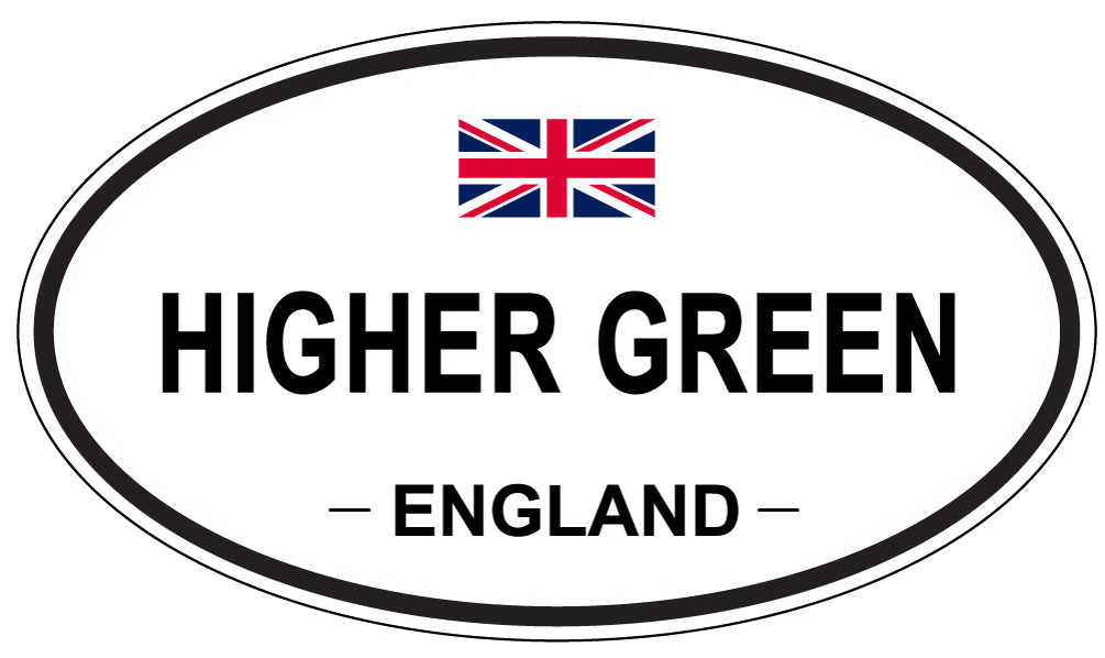 HIGHER GREEN, England - Oval Magnet