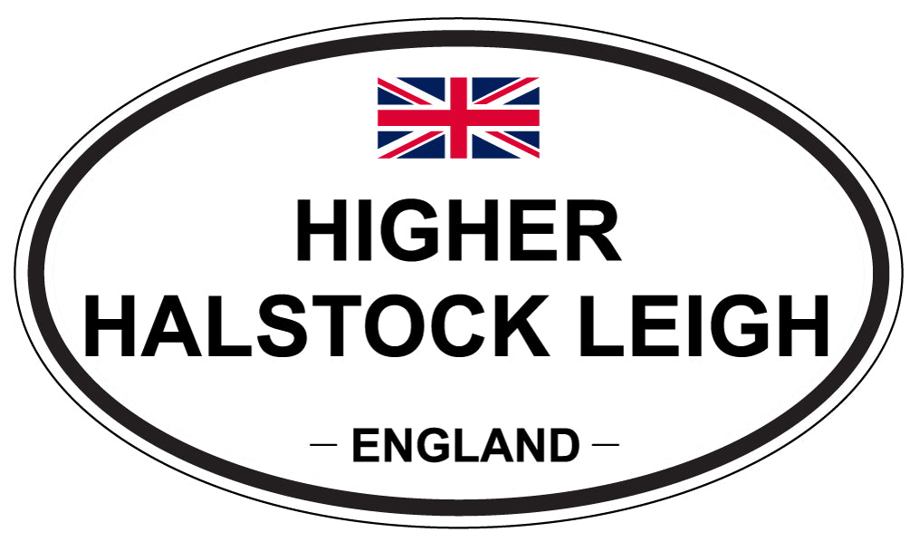 HIGHER HALSTOCK LEIGH, England - Oval Magnet