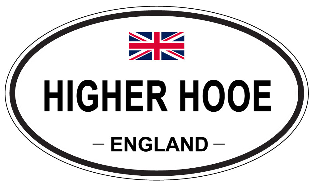 HIGHER HOOE, England - Oval Magnet