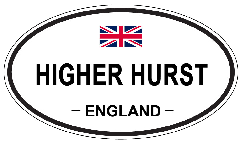 HIGHER HURST, England - Oval Magnet
