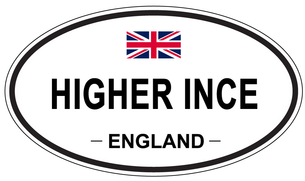 HIGHER INCE, England - Oval Magnet