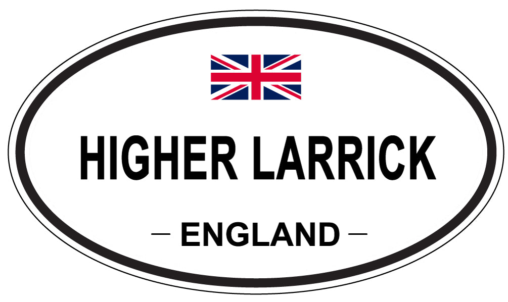 HIGHER LARRICK, England - Oval Magnet