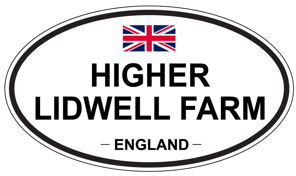 HIGHER LIDWELL FARM, England - Oval Magnet
