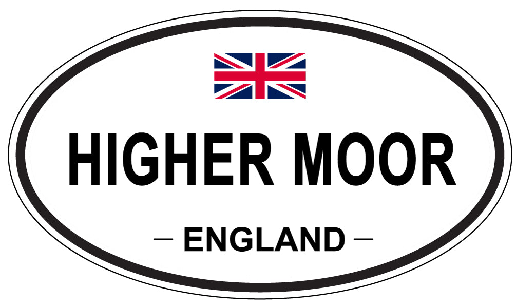 HIGHER MOOR, England - Oval Magnet
