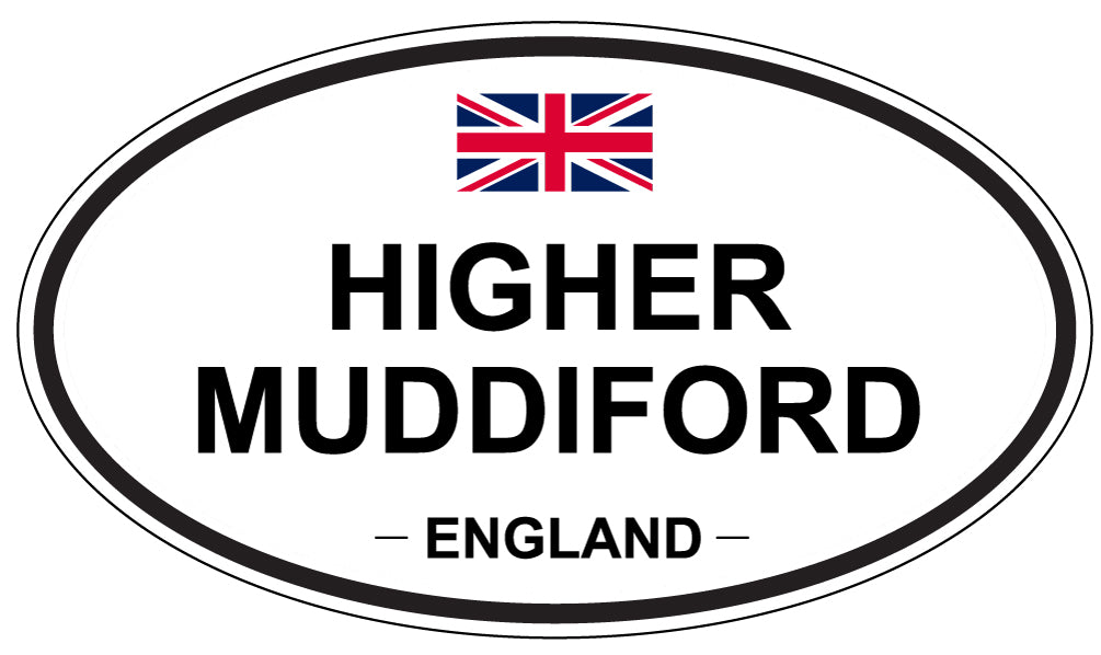 HIGHER MUDDIFORD, England - Oval Magnet