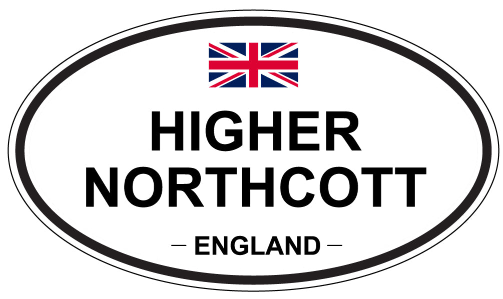HIGHER NORTHCOTT, England - Oval Magnet