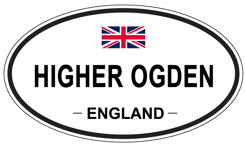 HIGHER OGDEN, England - Oval Magnet