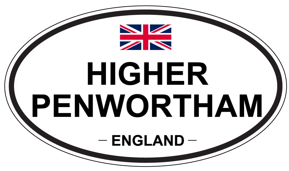 HIGHER PENWORTHAM, England - Oval Magnet