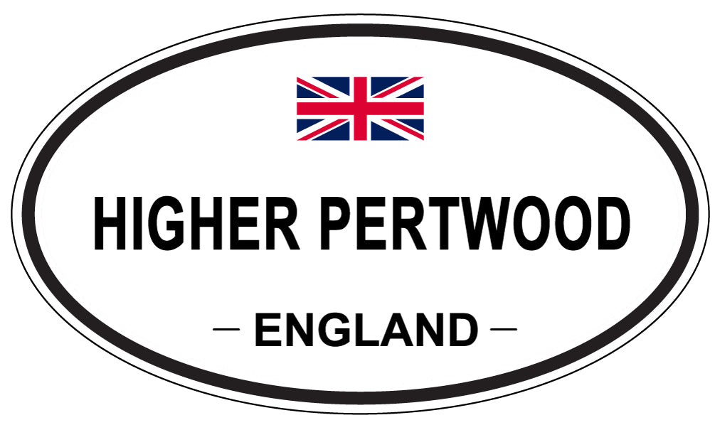 HIGHER PERTWOOD, England - Oval Magnet