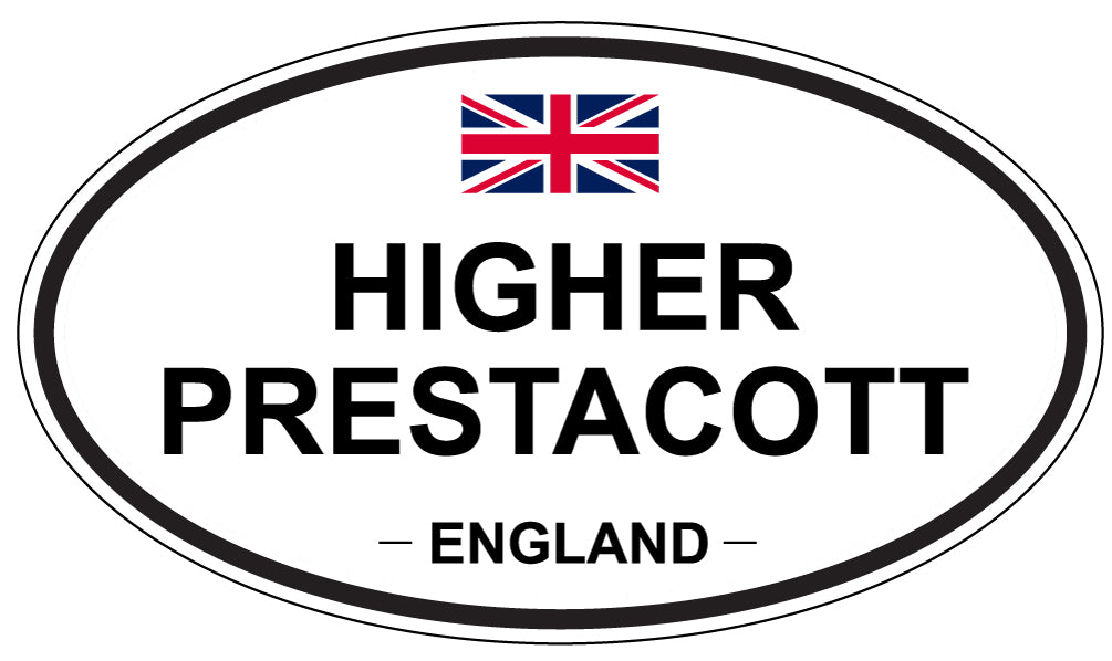 HIGHER PRESTACOTT, England - Oval Magnet