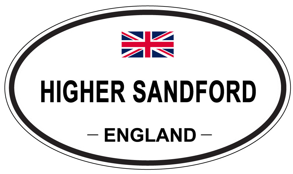 HIGHER SANDFORD, England - Oval Magnet