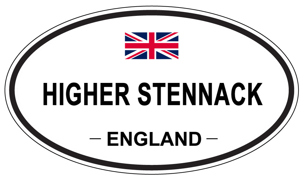 HIGHER STENNACK, England - Oval Magnet