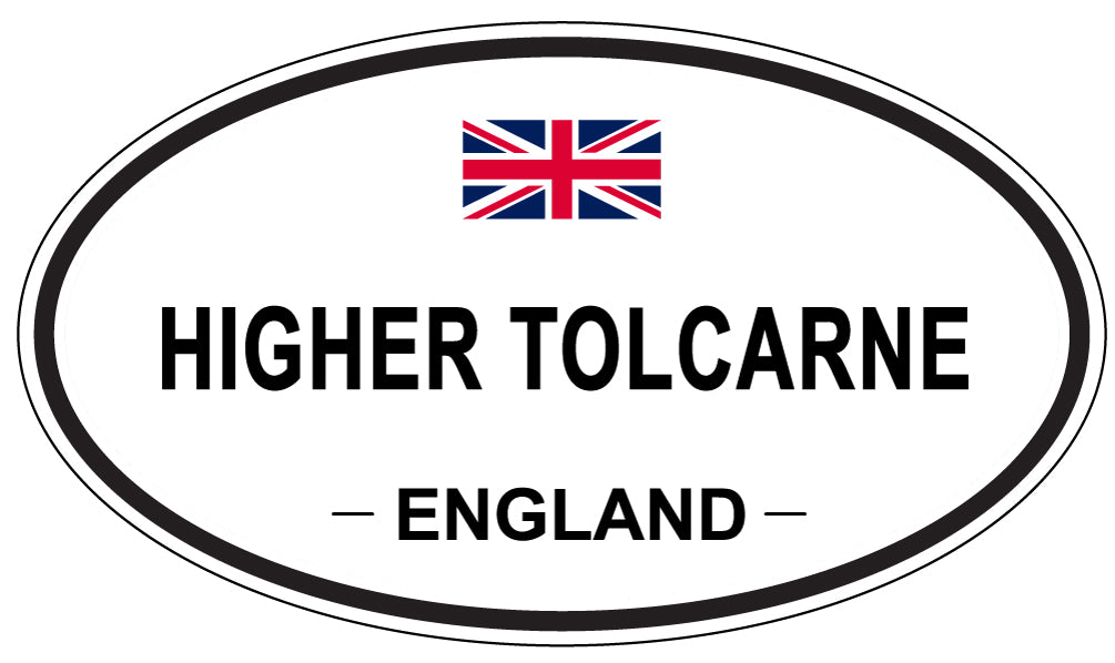 HIGHER TOLCARNE, England - Oval Magnet