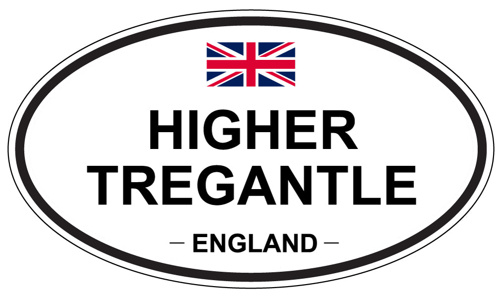 HIGHER TREGANTLE, England - Oval Magnet