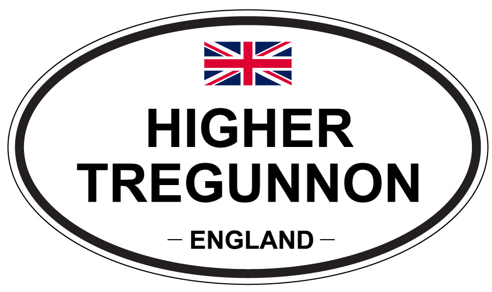 HIGHER TREGUNNON, England - Oval Magnet