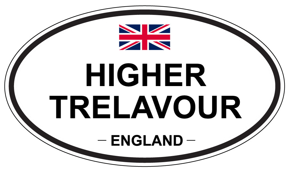 HIGHER TRELAVOUR, England - Oval Magnet