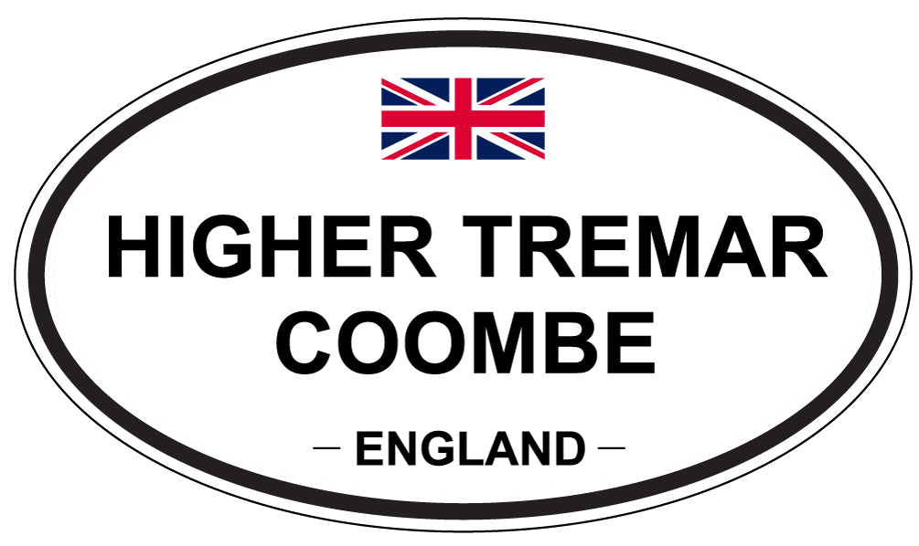 HIGHER TREMAR COOMBE, England - Oval Magnet