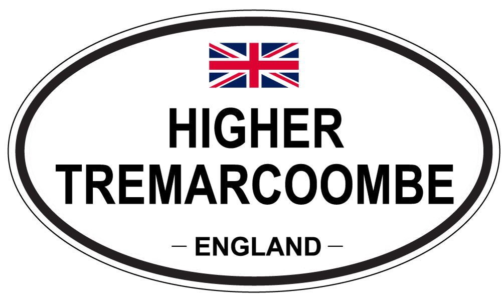 HIGHER TREMARCOOMBE, England - Oval Magnet