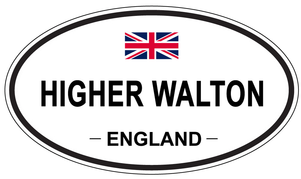 HIGHER WALTON, England - Oval Magnet