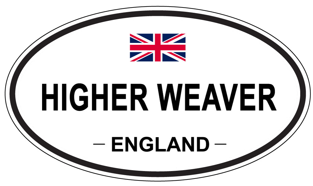 HIGHER WEAVER, England - Oval Magnet