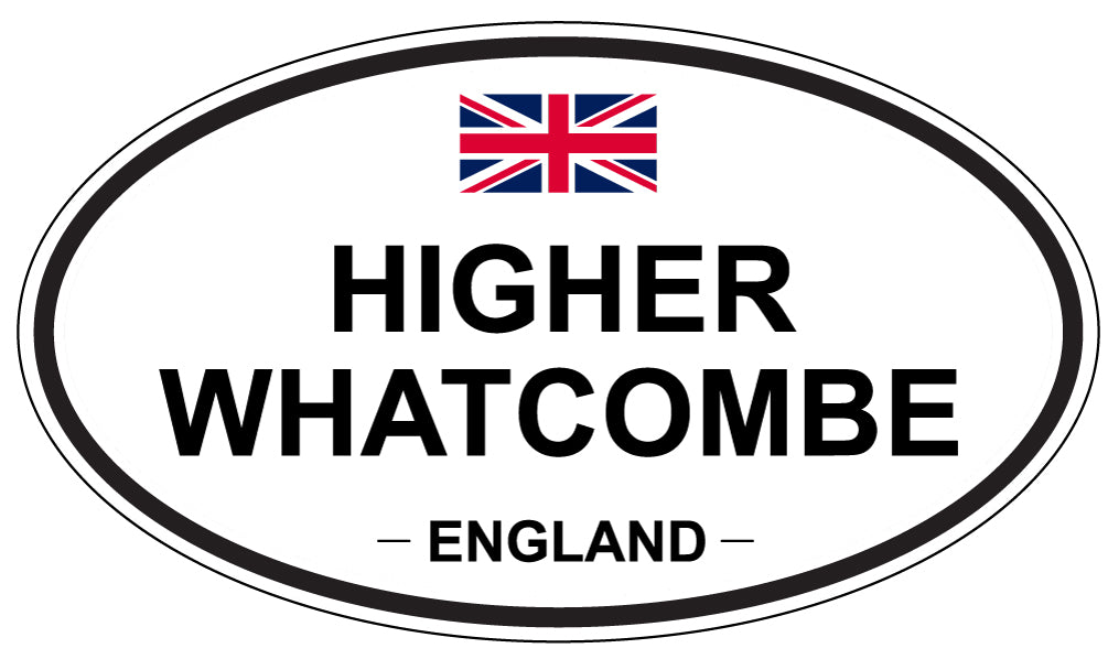 HIGHER WHATCOMBE, ENGLAND - Oval Sticker