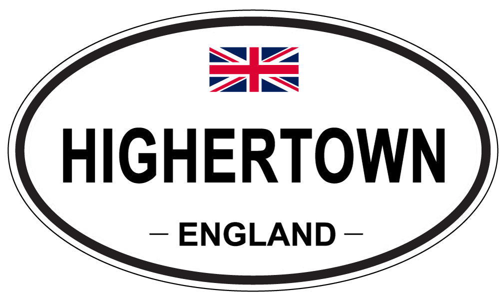 HIGHERTOWN, England - Oval Magnet