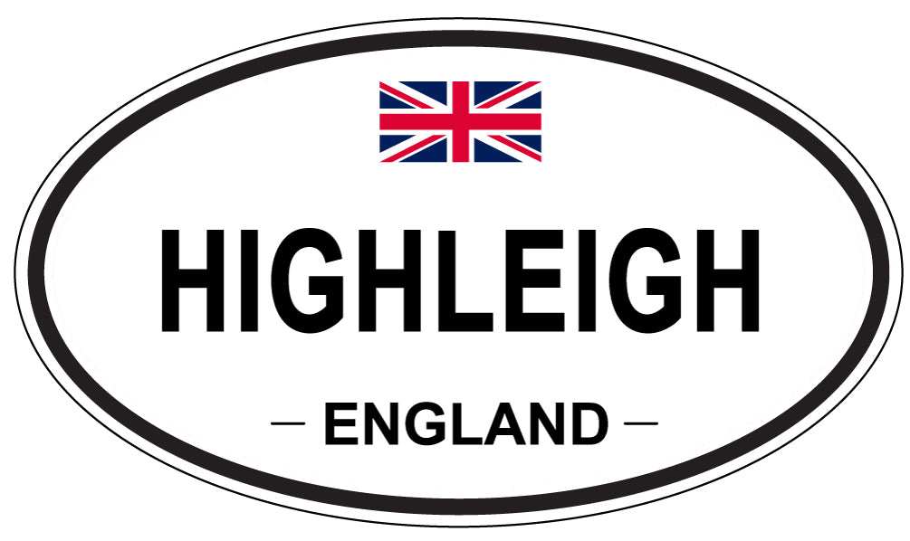 HIGHLEIGH, England - Oval Magnet