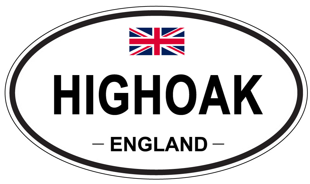 HIGHOAK, England - Oval Magnet