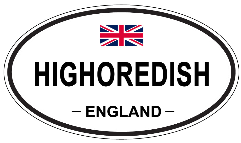 HIGHOREDISH, England - Oval Magnet