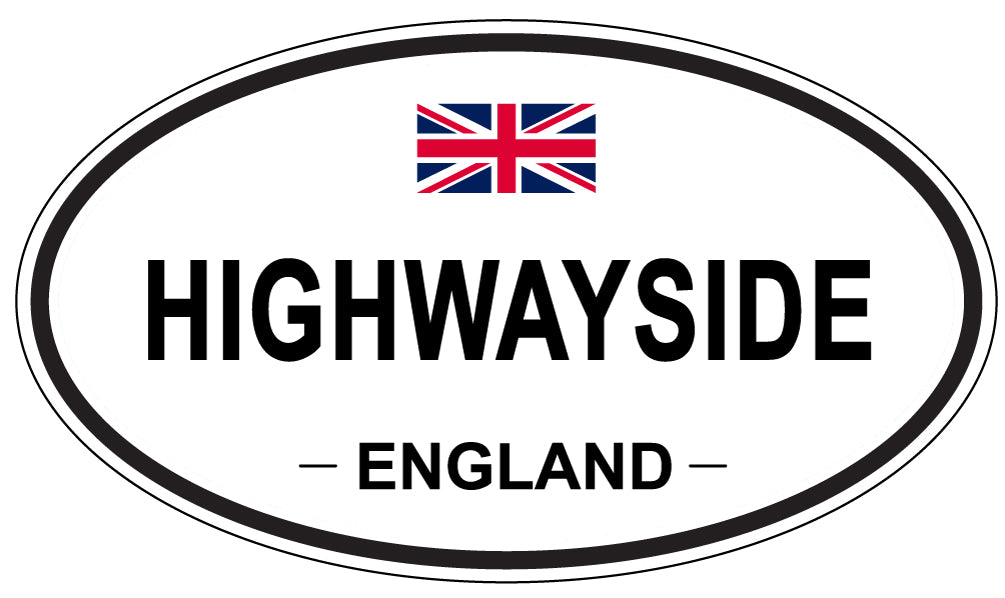 HIGHWAYSIDE, England - Oval Magnet