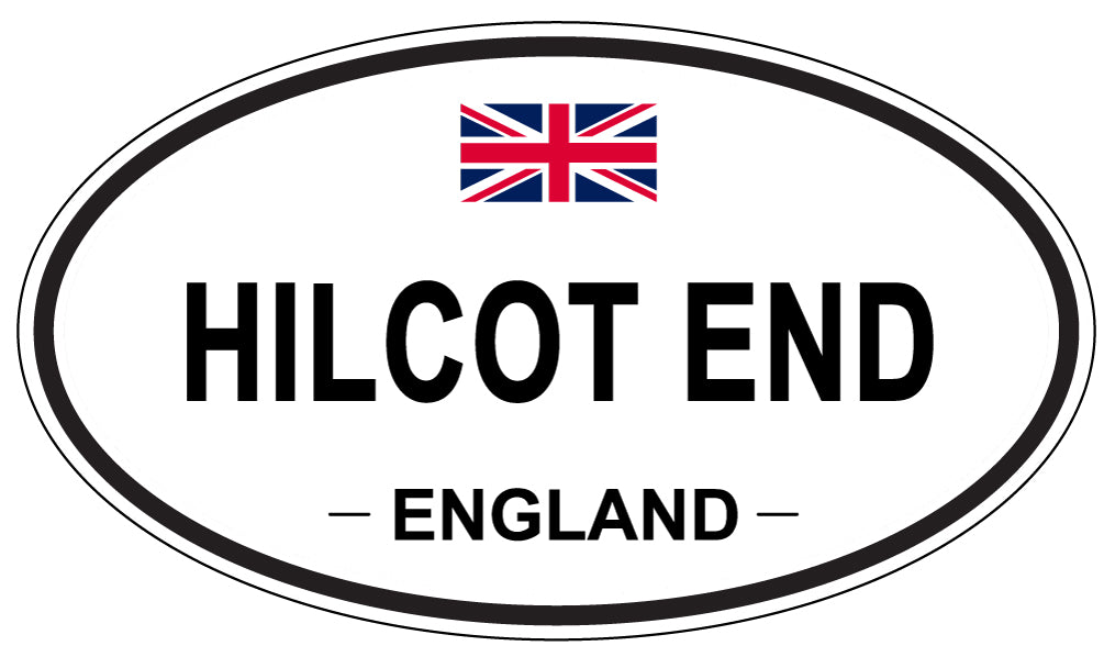 HILCOT END, ENGLAND - Oval Sticker