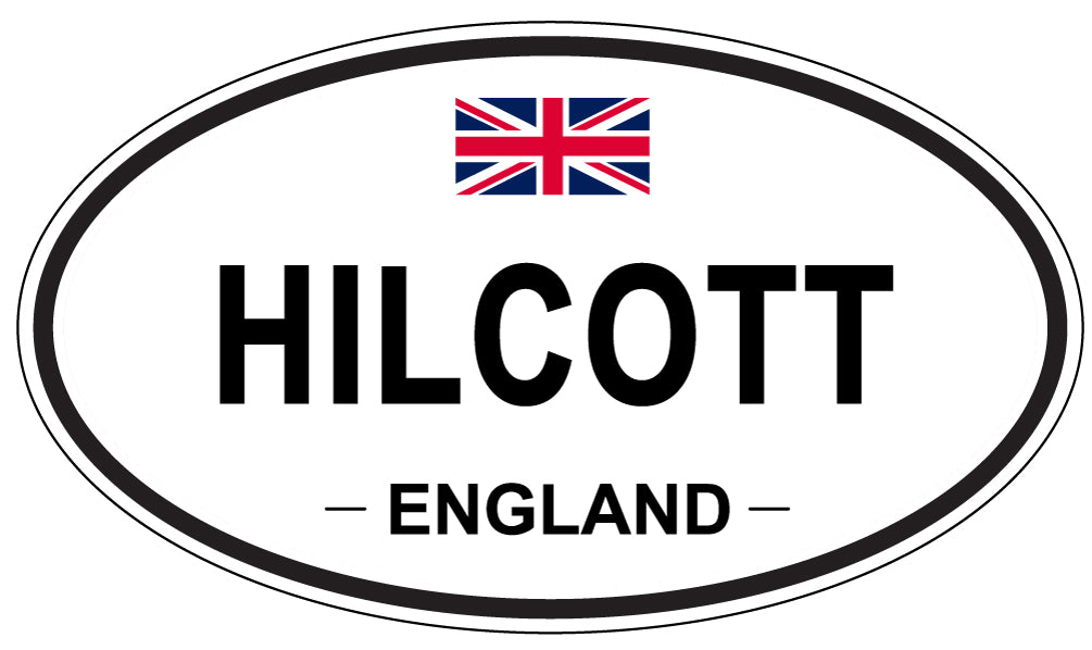 HILCOTT, England - Oval Magnet