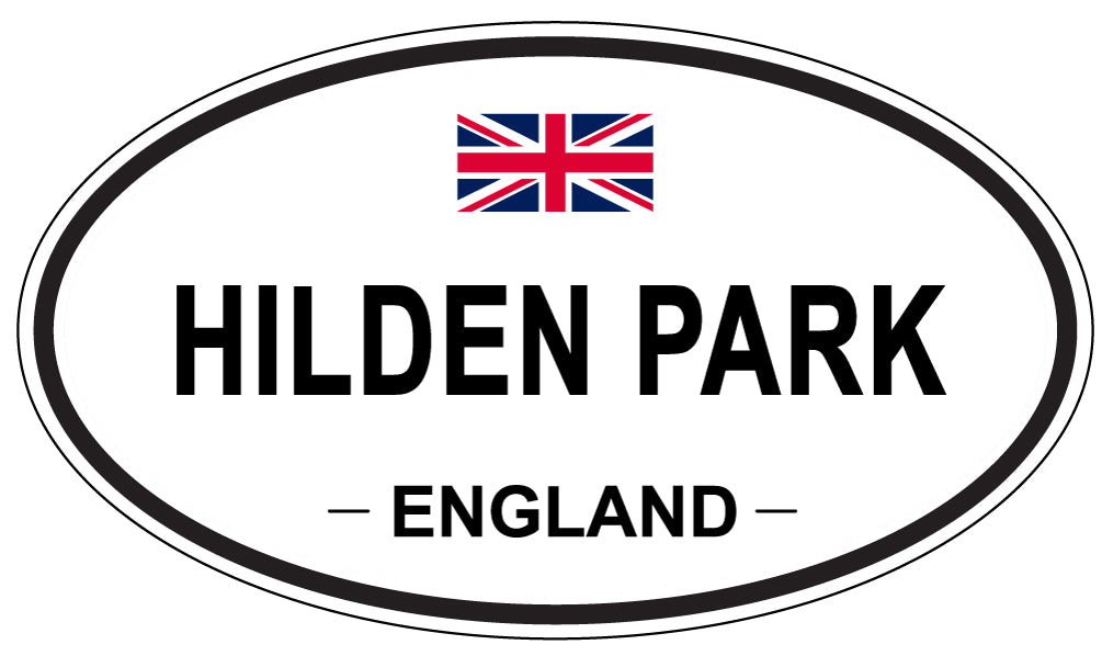 HILDEN PARK, ENGLAND - Oval Sticker